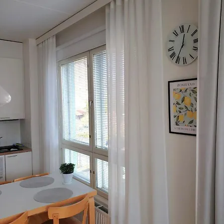 3 Rooms, Airport 3km, Private Parking, Sauna Apartment